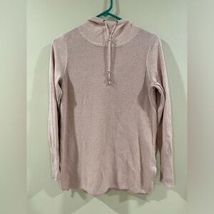 Women's Pink Hooded Sweater